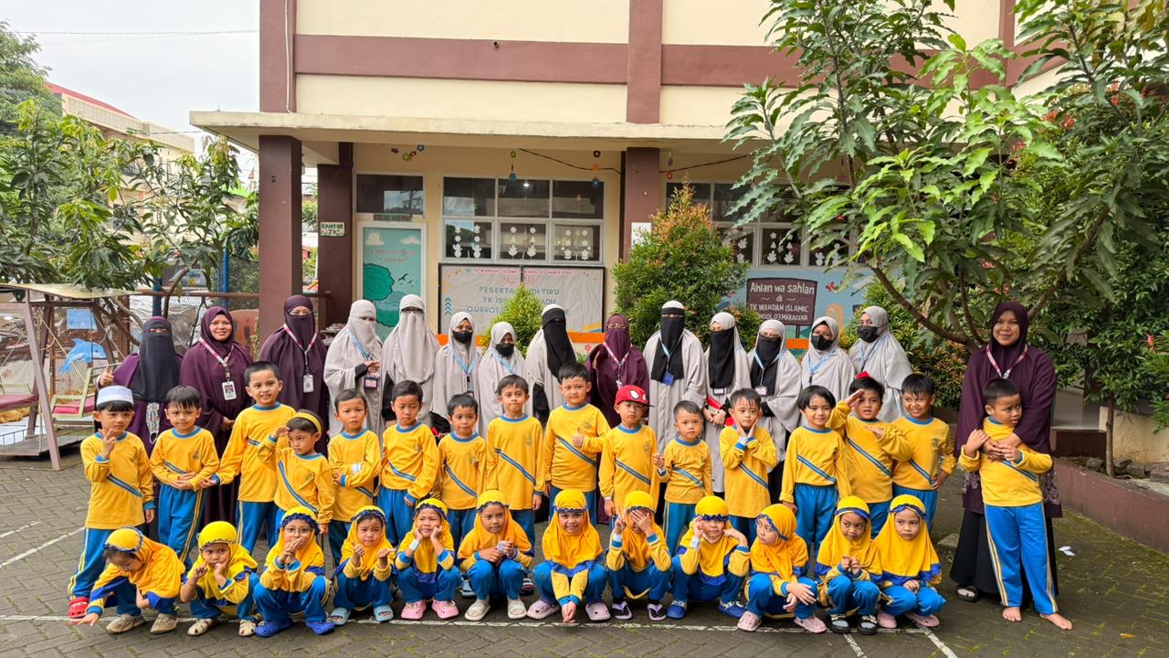 Kunjungan studi tiru oleh TK Islam Terpadu Qurrota A'Yun Tinggede
