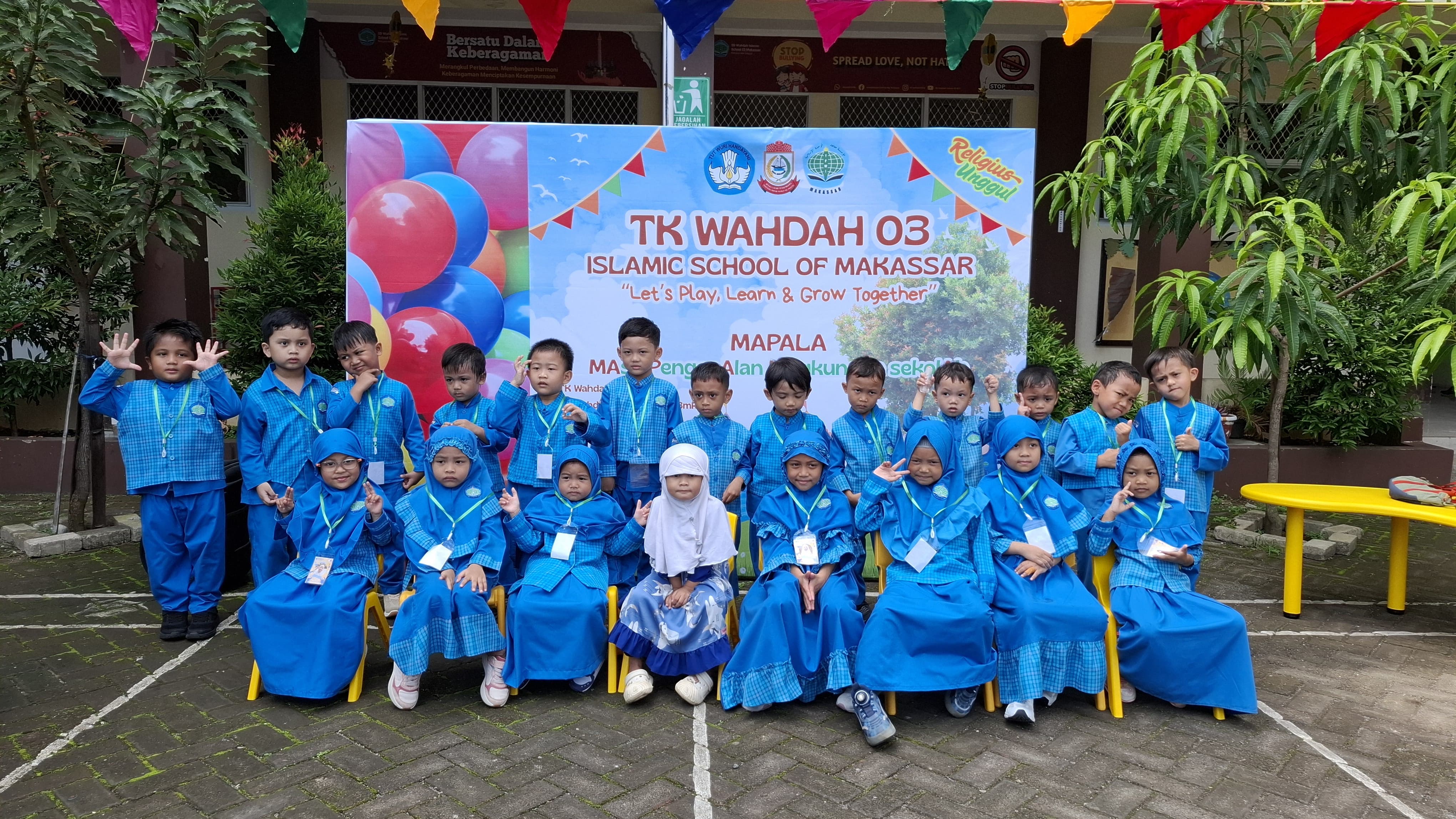 MAPALA TK Wahdah Islamic School 03 Makassar: Sajikan Permainan Bermakna dan Menyenangkan